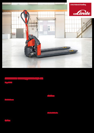 Пешеходна палетна количка Linde MT12 