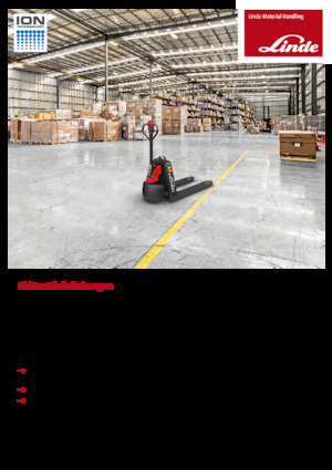 Пешеходна палетна количка Linde MT15C