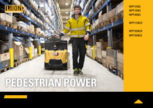 Пешеходна палетна количка Caterpillar NPP20N3