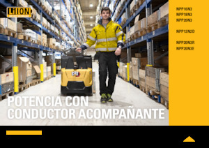 Пешеходна палетна количка Caterpillar NPP20N3