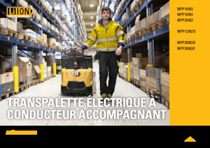 Пешеходна палетна количка Caterpillar NPP20N3
