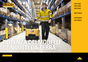 Пешеходна палетна количка Caterpillar NPP20N3