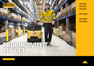 Пешеходна палетна количка Caterpillar NPP20N3