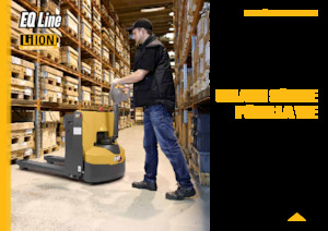 Пешеходна палетна количка Caterpillar NPP20QL
