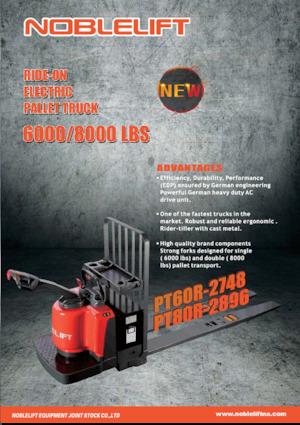 Пешеходна палетна количка Noblelift PT80R