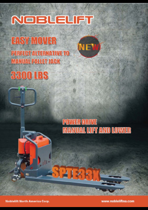 Пешеходна палетна количка Noblelift SPTE33Li