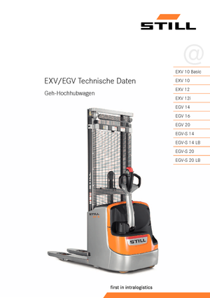 Уоки стакери Still EGV-S 14