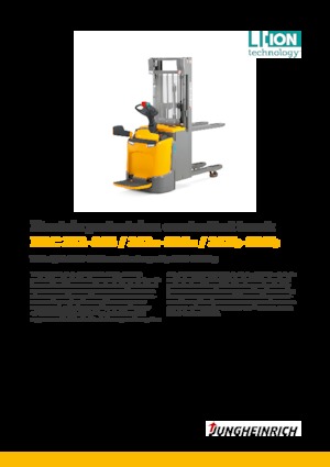 Палетни колички с платформа за повдигане на палети Jungheinrich ERC 212b