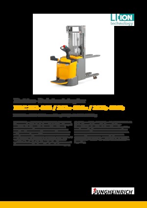 Палетни колички с платформа за повдигане на палети Jungheinrich ERC 214 