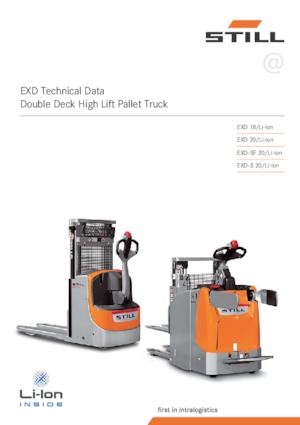 Уоки стакери Still EXD 20