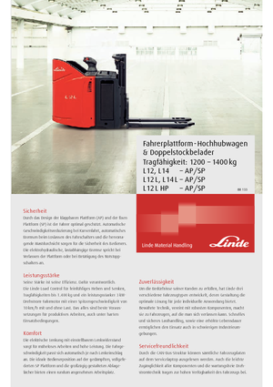 Уоки стакери Linde L12L-HP-AP