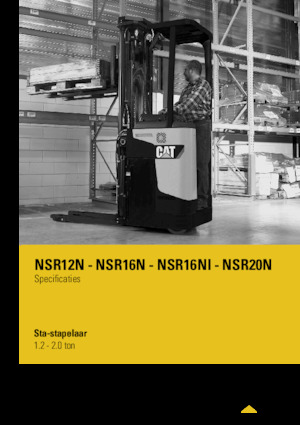 Палетни колички с платформа за повдигане на палети Caterpillar NSR16N