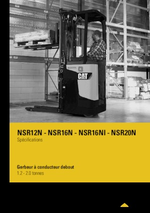 Палетни колички с платформа за повдигане на палети Caterpillar NSR16N