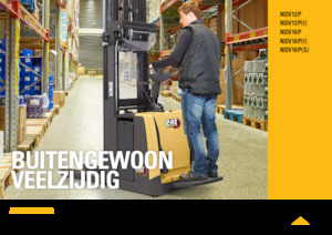 Палетни колички с платформа за повдигане на палети Caterpillar NSV12P