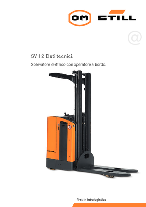 Палетни колички с платформа за повдигане на палети Still SV 12