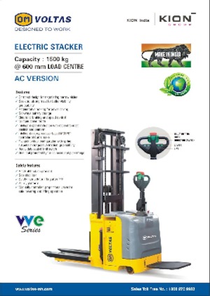 Палетни колички с платформа за повдигане на палети OM VVE 15