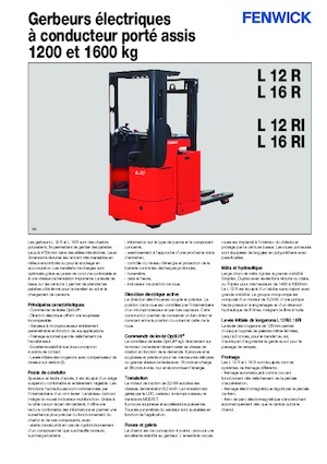 Уоки стакери Linde L 16 R