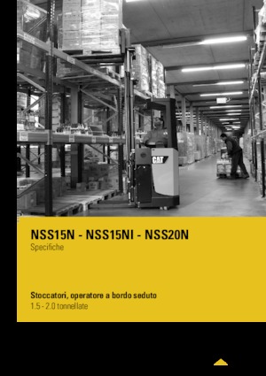 Палетните товарачи (седнал водач) Caterpillar NSS20N