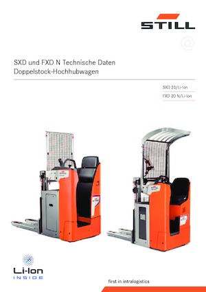 Палетни колички с платформа за повдигане на палети Still SXD 20