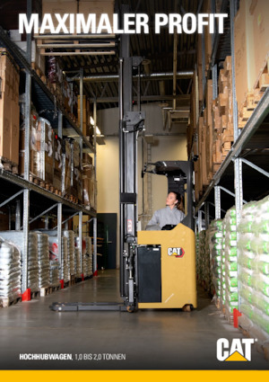 Палетните товарачи (седнал водач) Caterpillar NSS20N2S