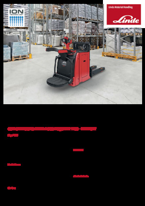 Палетни колички с платформа за повдигане на палети Linde D10AP 
