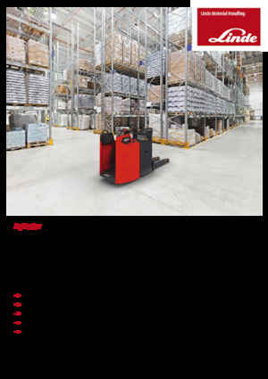 Палетни колички с платформа за повдигане на палети Linde D10FP