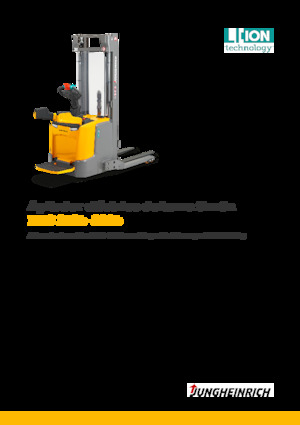 Палетни колички с платформа за повдигане на палети Jungheinrich ERC 212b