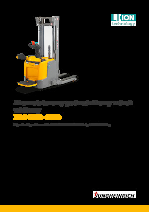 Палетни колички с платформа за повдигане на палети Jungheinrich ERC 212b