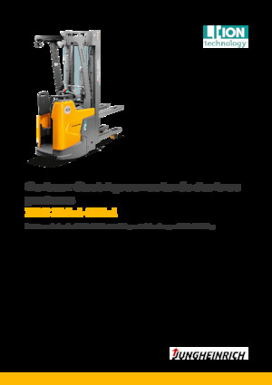 Палетни колички с платформа за повдигане на палети Jungheinrich ERC 214zi