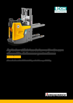 Палетни колички с платформа за повдигане на палети Jungheinrich ERD 220i
