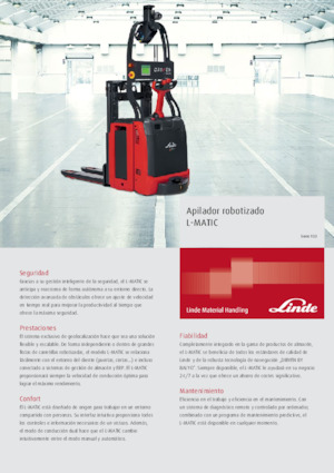 Палетни колички с платформа за повдигане на палети Linde L-MATIC