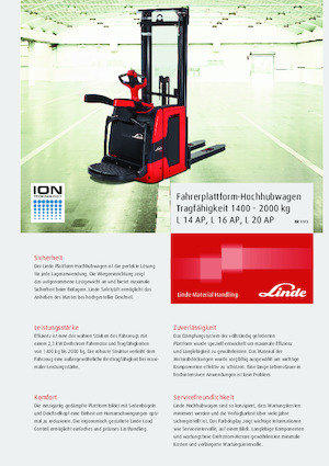 Уоки стакери Linde L16AP Std.