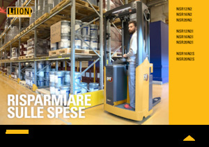 Палетни колички с платформа за повдигане на палети Caterpillar NSR20N2S