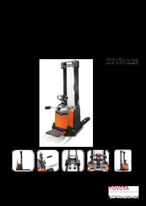 Палетни колички с платформа за повдигане на палети Toyota SPE120