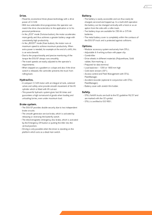 Пешеходна палетна количка Still EXU-SF 20