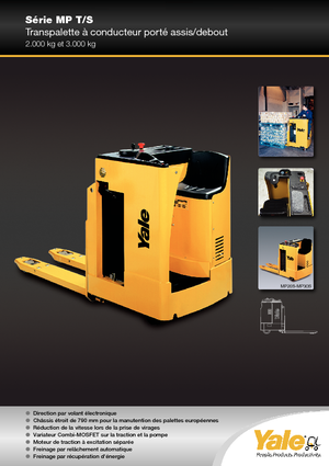 Колички за палети (седнал водач) Yale MP 20 S