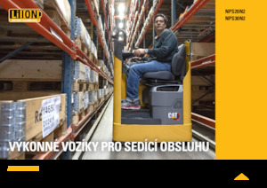 Колички за палети (седнал водач) Caterpillar NPS30N2
