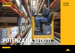 Колички за палети (седнал водач) Caterpillar NPS30N2