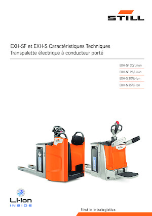 Пешеходна палетна количка Still EXH-SF 20