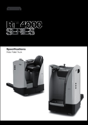 Палетни колички с платформа за управление като мотоциклет (седнал върху нея водач) Crown RT 4020-2.0