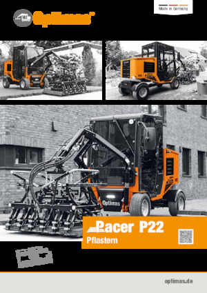Машини за полагане на павета Optimas Pacer P 22