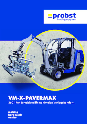 Машини за полагане на павета Probst VM-X-PAVERMAX comfort