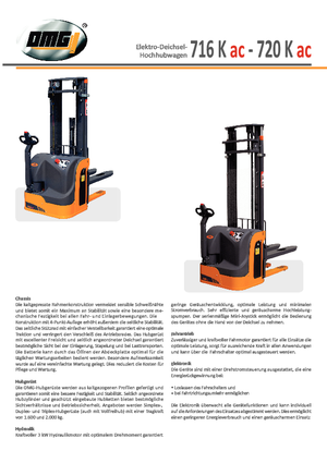 Уоки стакери OMG 720 K-ac