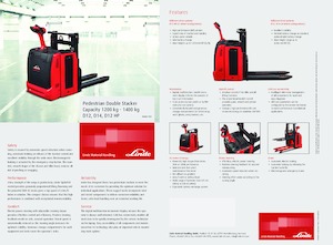 Уоки стакери Linde D14 