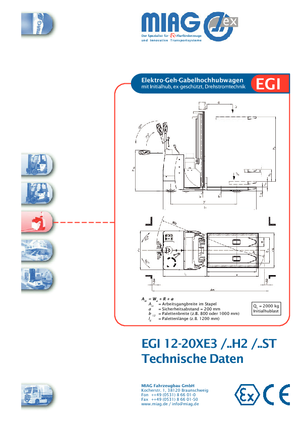 Уоки стакери Miag EGI 20 XE 3