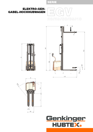 Уоки стакери Genkinger EGV 30/35