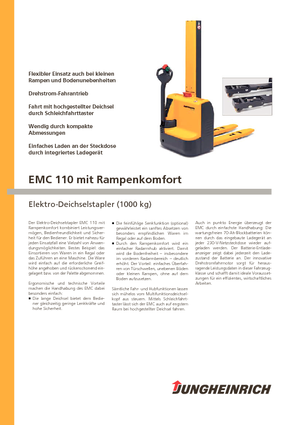 Уоки стакери Jungheinrich EMC 110 RK