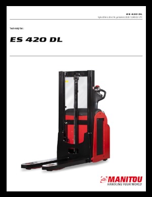 Уоки стакери Manitou ES 420DL