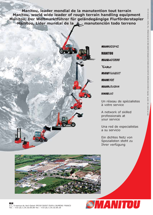Уоки стакери Manitou ES 509 GPF