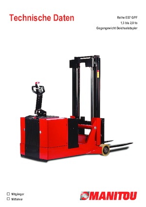 Уоки стакери Manitou ES 713 GPF